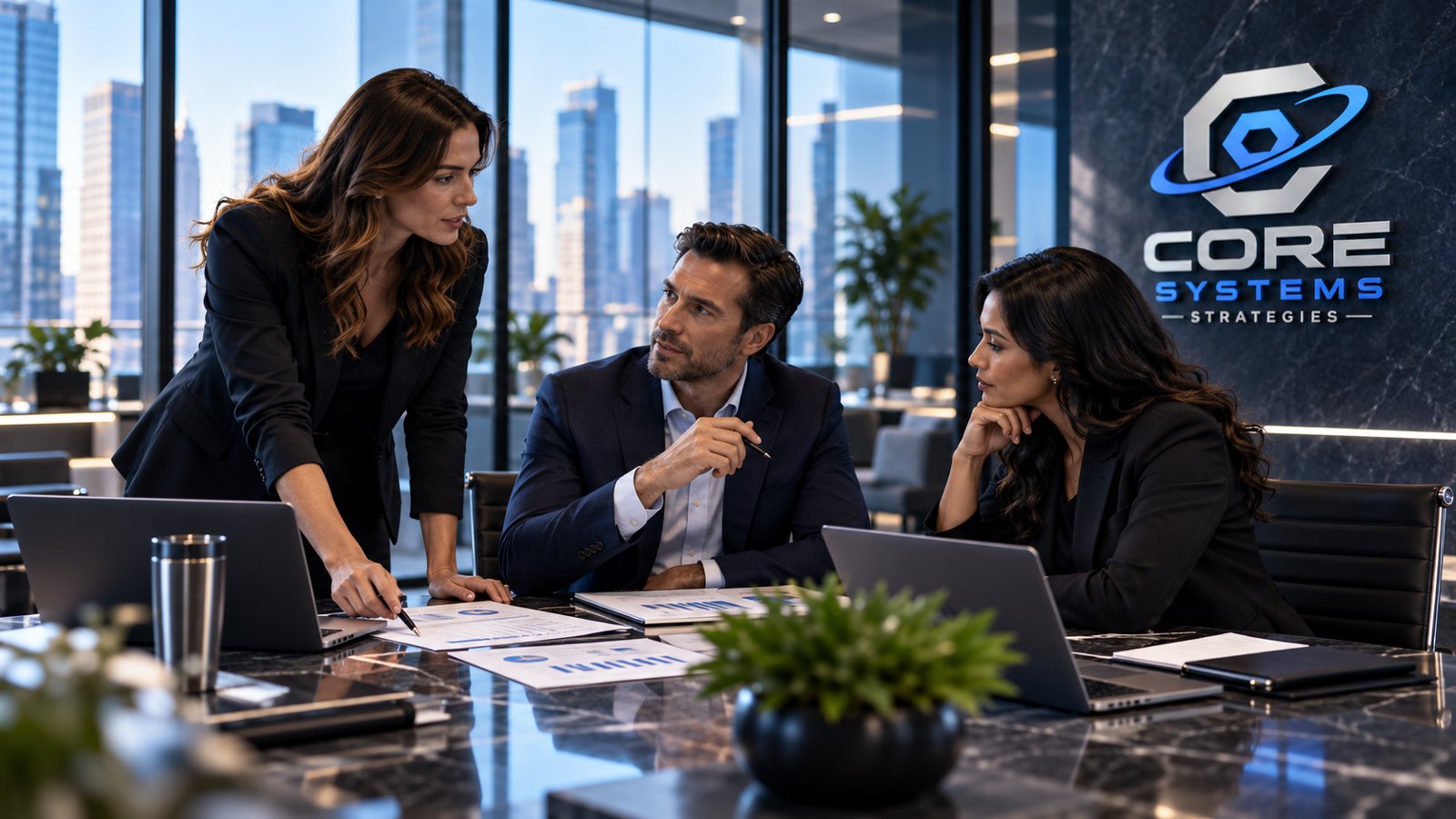 Operational discussion between colleagues